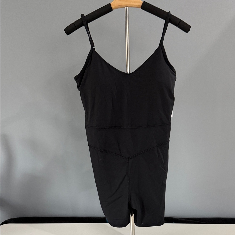 Women's Black Shorts Romper